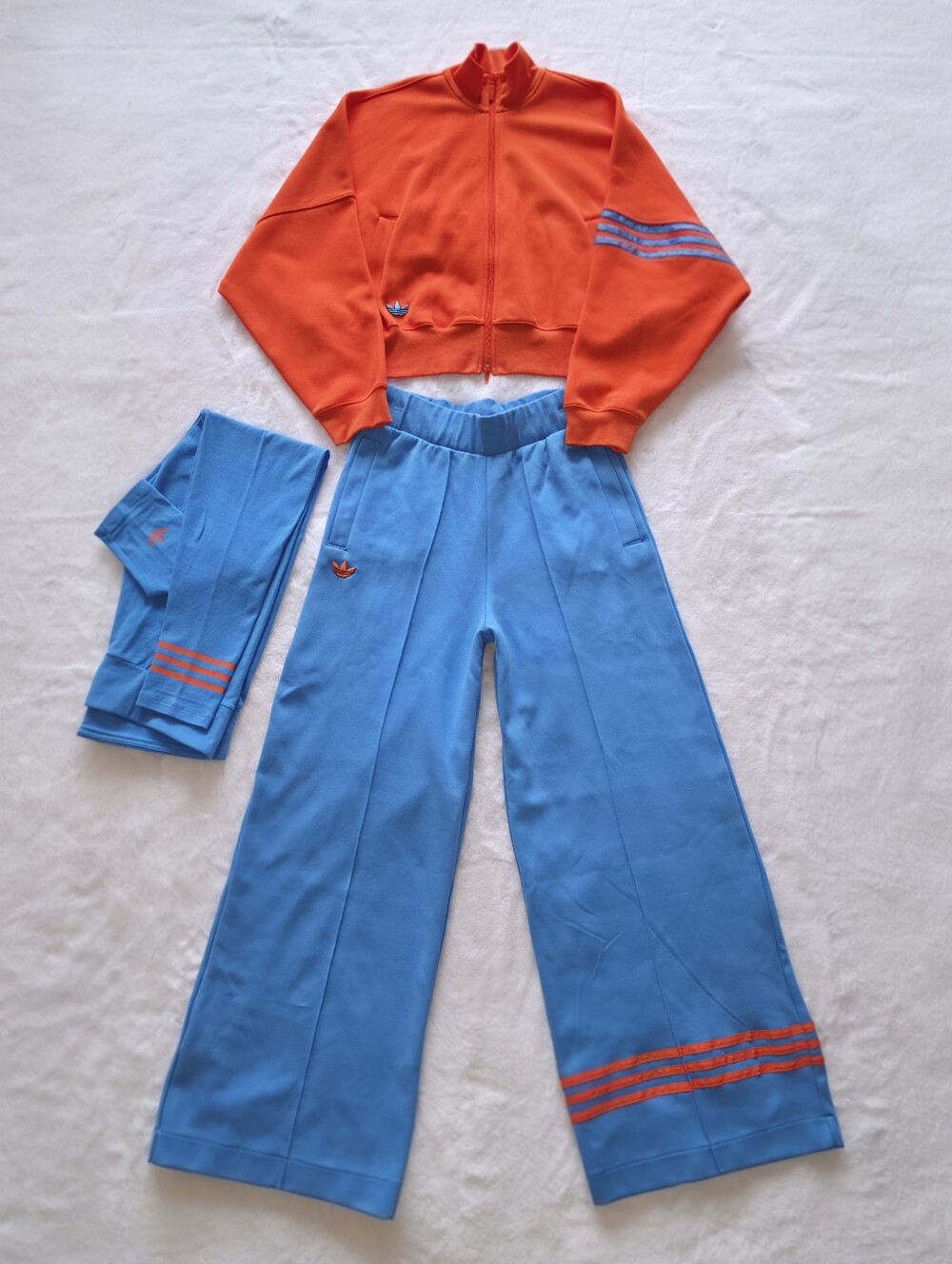 Adidas Originals Neuclassics Track Suit Set | Semi Impact Orange, Pulse Blue